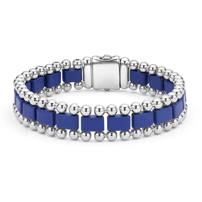 Bracelets LAGOS Anthem Matte Ultramarine Ceramic Link Bracelet