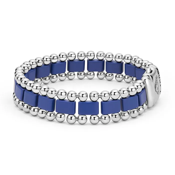 Bracelets | LAGOS Anthem Matte Ultramarine Ceramic Link Bracelet