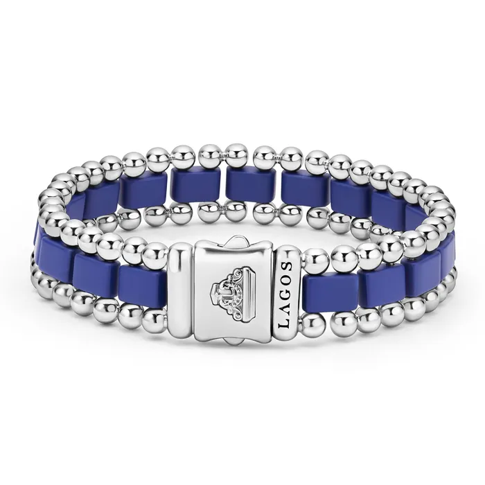 Bracelets | LAGOS Anthem Matte Ultramarine Ceramic Link Bracelet