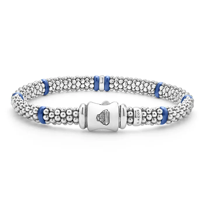 Bracelets | LAGOS Blue Caviar Single Station Diamond Caviar Bracelet | 6mm