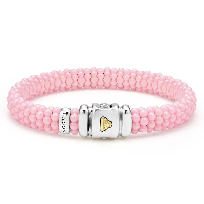 Bracelets | LAGOS Pink Caviar Ceramic Beaded Bracelet | 9mm