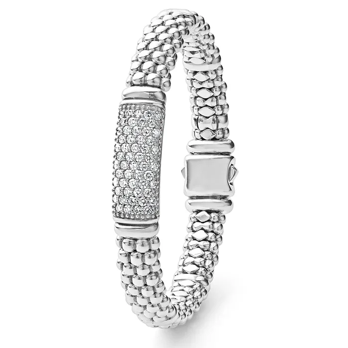 Bracelets | LAGOS Signature Caviar Caviar Diamond Bracelet | 9mm