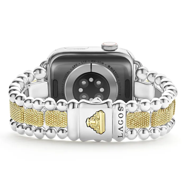 Bracelets | LAGOS Smart Caviar 18K Gold and Sterling Silver Caviar Beaded Watch Bracelet-38-45mm