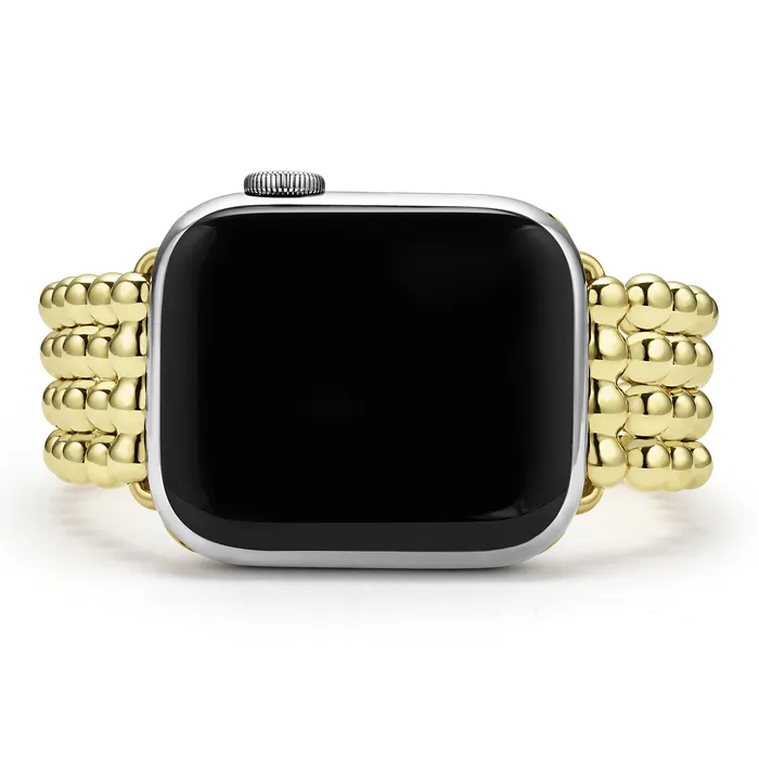 Bracelets | LAGOS Smart Caviar 18K Gold Infinite Caviar Beaded Watch Bracelet - 38-45mm