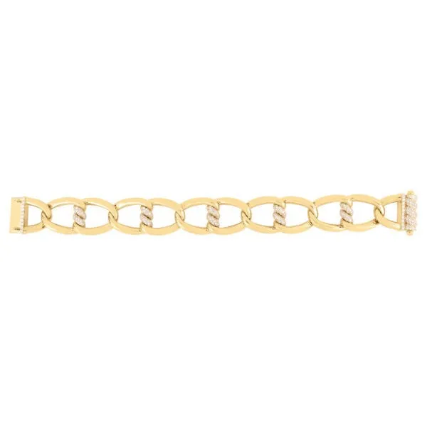 Bracelets ROBERTO COIN 18K YELLOW GOLD CIALOMA DIAMOND KNOT BRACELET