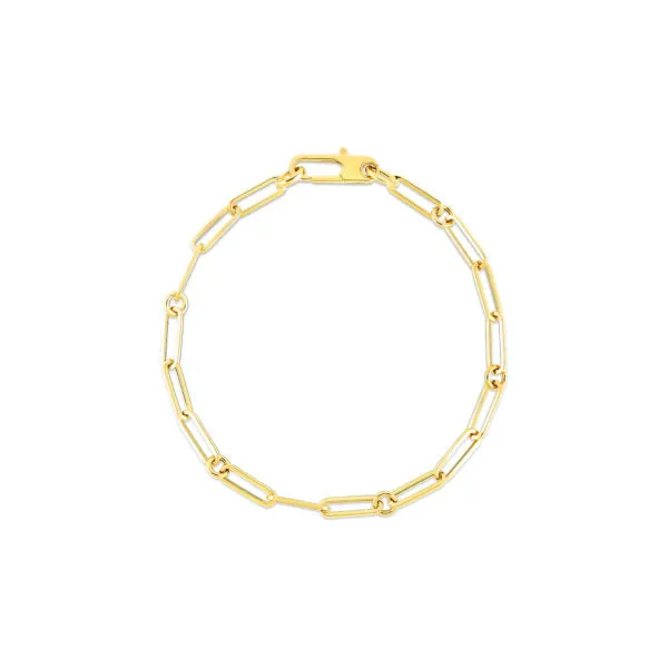 Bracelets ROBERTO COIN 18k Yellow Gold Fine Paperclip Bracelet