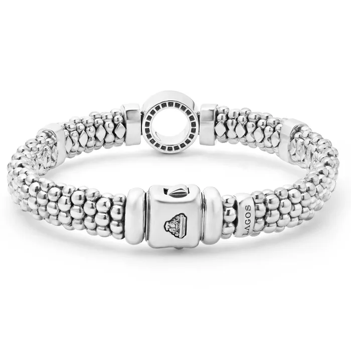 Caviar Spark Single Station Diamond Circle Caviar Bracelet | 9mm | LAGOS Bracelets