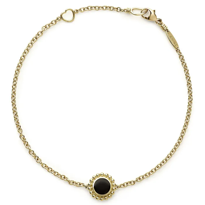 Covet Single Station Round Onyx Bracelet LAGOS Bracelets