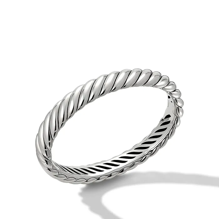 David Yurman Bracelets Sculpted Cable Bracelet in Sterling Silver 10mm