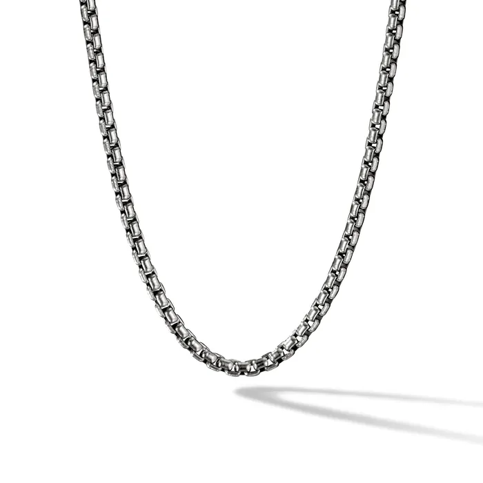 David Yurman Necklaces Box Chain Necklace in Sterling Silver 3.6mm