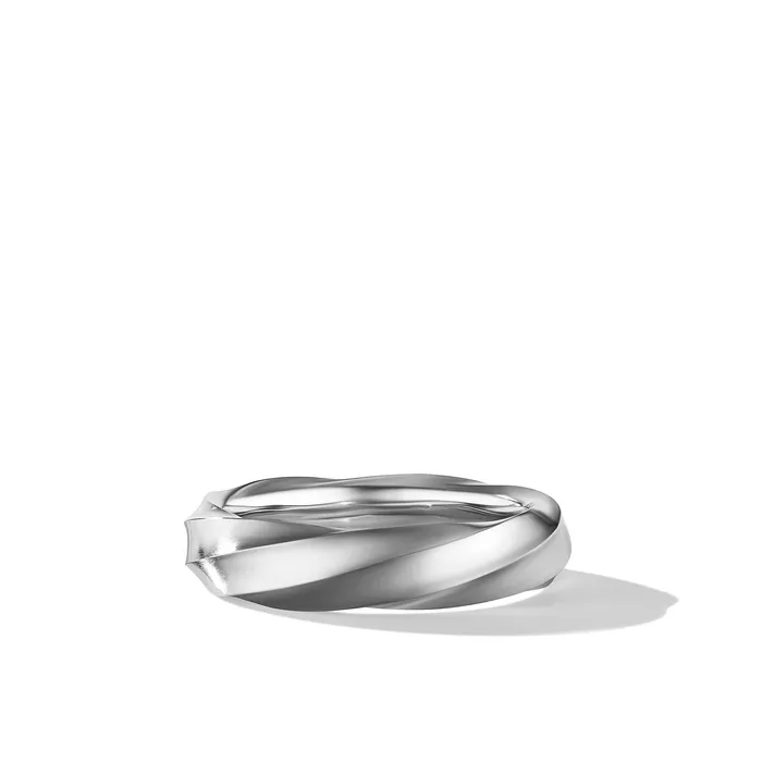 David Yurman Rings Cable Edge® Band Ring in Sterling Silver 6mm