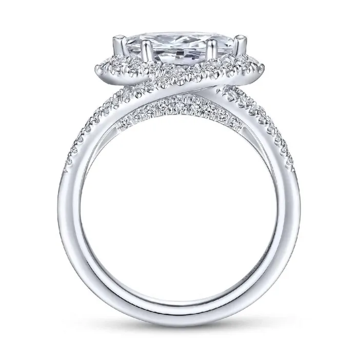 Diamond Semi-Mount Ring | GABRIEL & CO. Rings