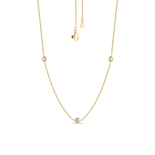 Diamonds By The Inch Necklace in Yellow Gold ROBERTO COIN Necklaces