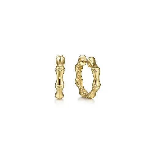 Earrings 14K Yellow Gold Earrings - GABRIEL CO.