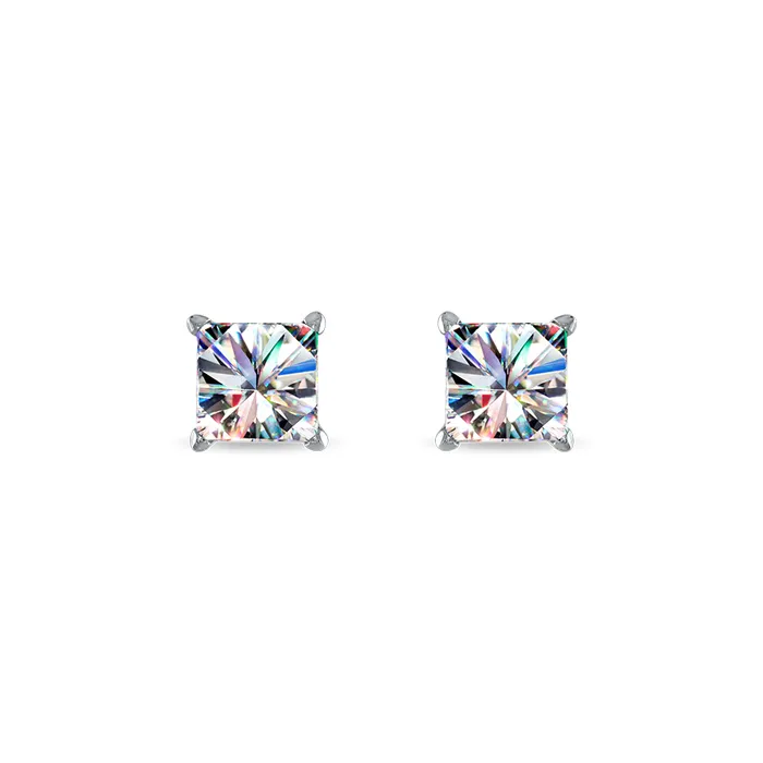 FACETS OF FIRE 14KWG 0.50CTW FOF PC DIA STUD EARRING H I1-I2 Earrings