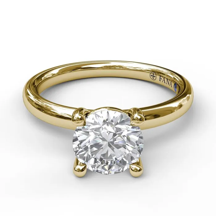 FANA Rings | Classic Round Cut Solitaire Engagement Ring