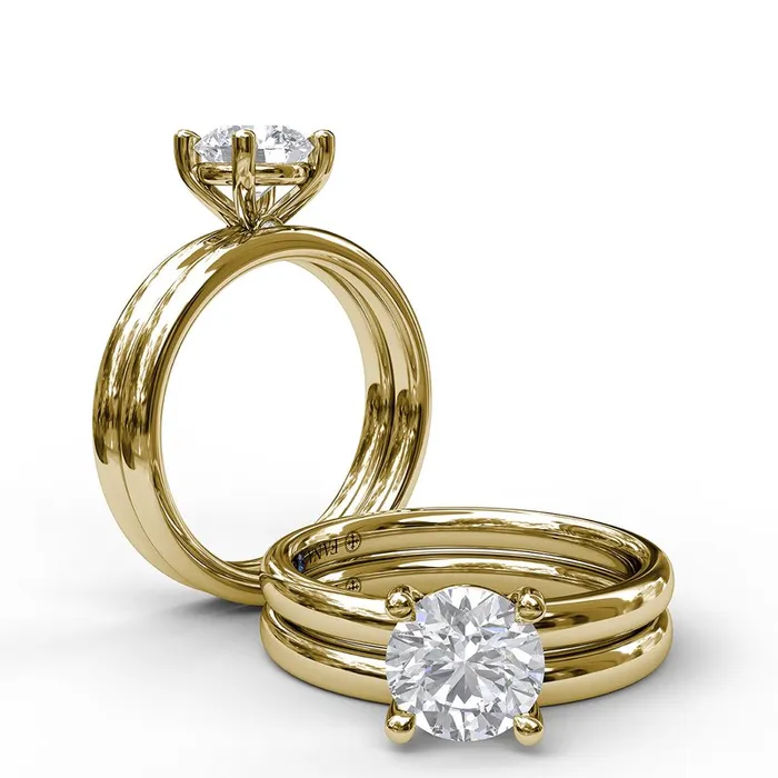 FANA Rings | Classic Round Cut Solitaire Engagement Ring