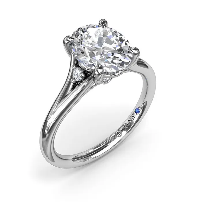 FANA Rings Split Shank Engagement Ring