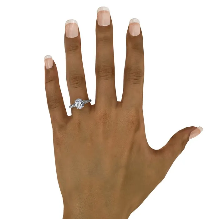 FANA Rings | Split Shank Engagement Ring