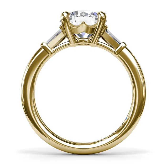 FANA Rings | Tapered Baguette Diamond Engagement Ring