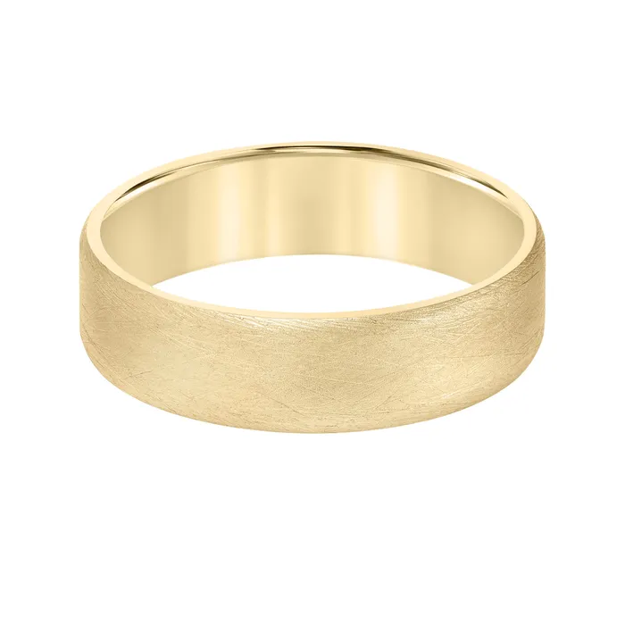 FREDERICK GOLDMAN Rings | Yellow Gold 7mm Men's Wedding Ring