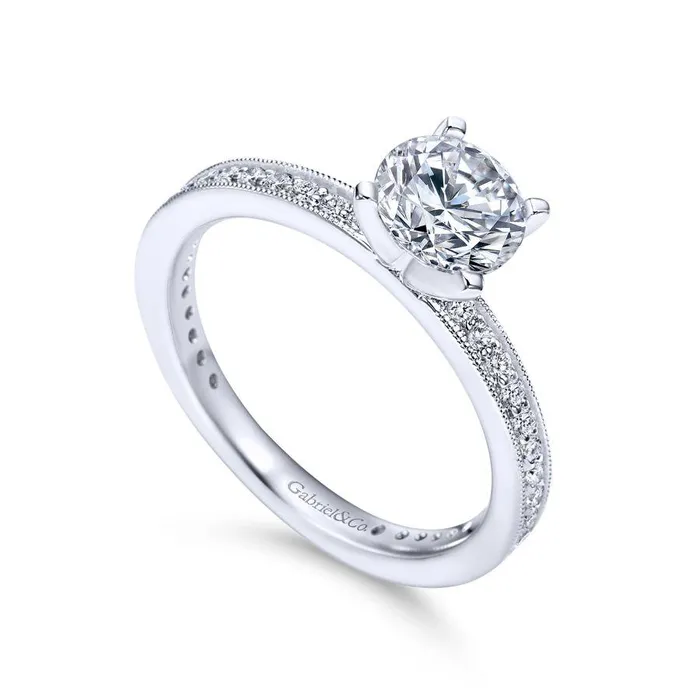 GABRIEL & CO. Diamond Semi-Mount Ring | Rings