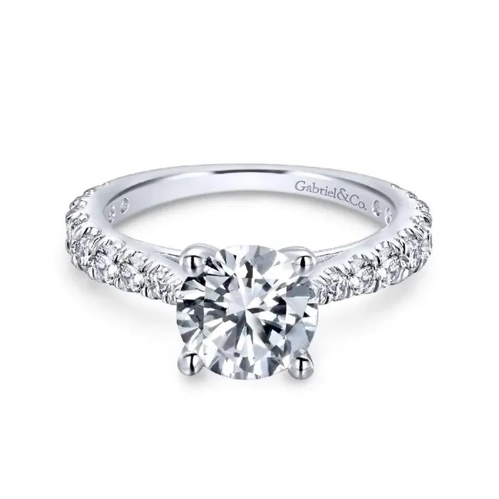 GABRIEL CO. Rings Diamond Semi-Mount Ring