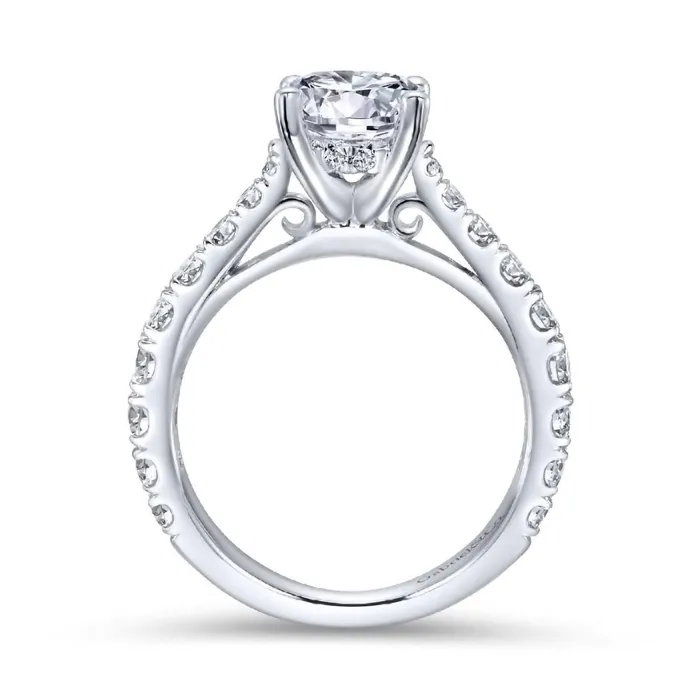 GABRIEL & CO. Rings | Diamond Semi-Mount Ring