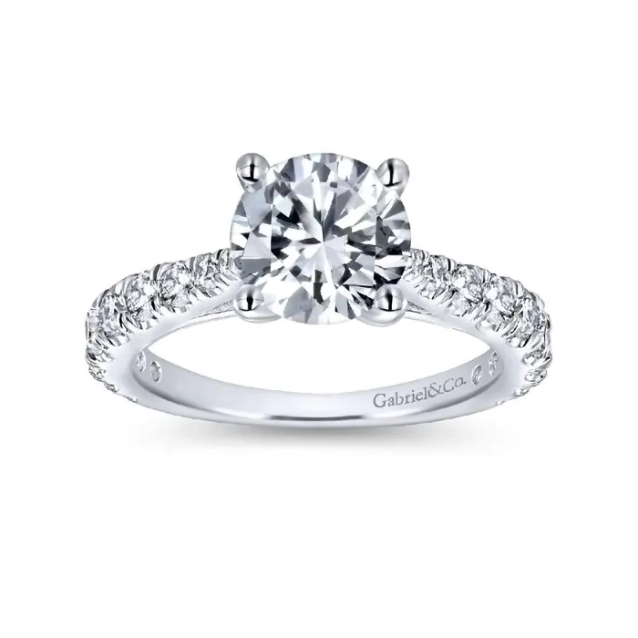 GABRIEL & CO. Rings | Diamond Semi-Mount Ring