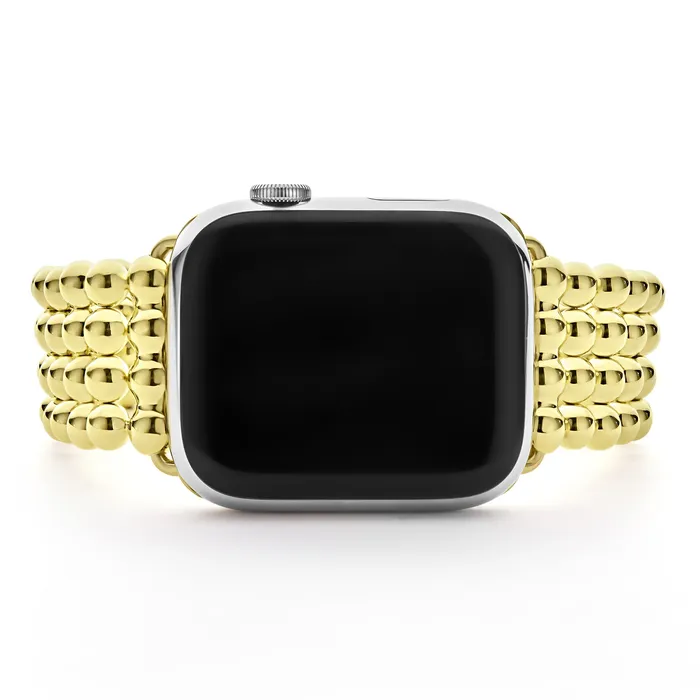 LAGOS Bracelets | Smart Caviar 18K Gold Infinite Caviar Beaded Watch Bracelet - 42-49mm