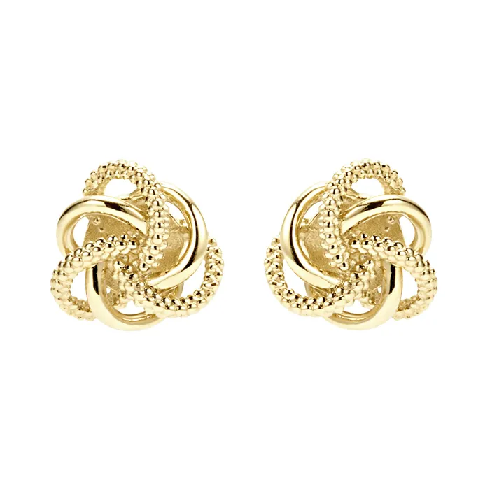 LAGOS Earrings | Love Knot Small 18K Gold Love Knot Stud Earrings