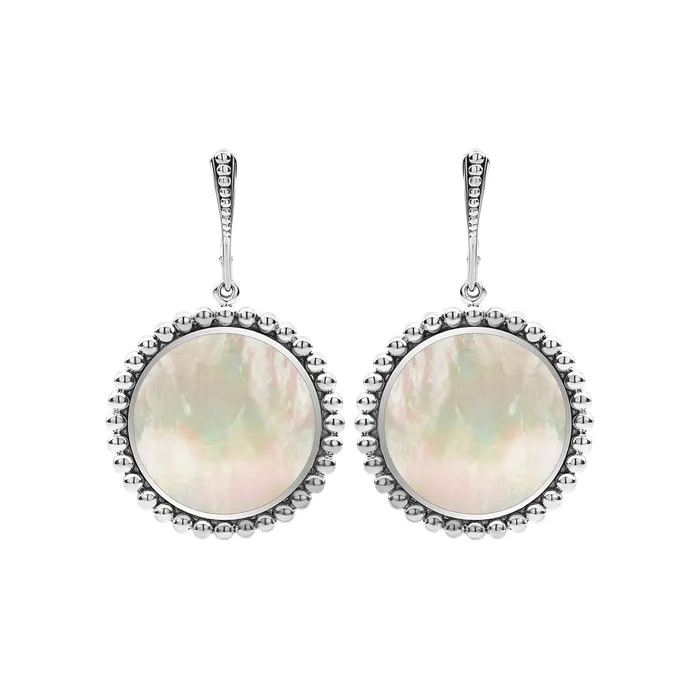 LAGOS Maya Mother of Pearl Circle Drop Earrings | Earrings