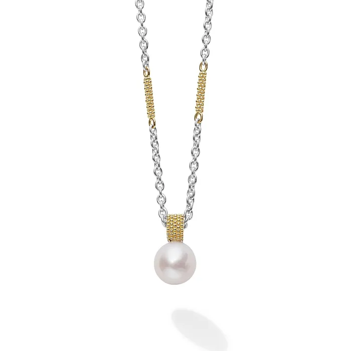 LAGOS Necklaces Luna Pearl Pendant Necklace