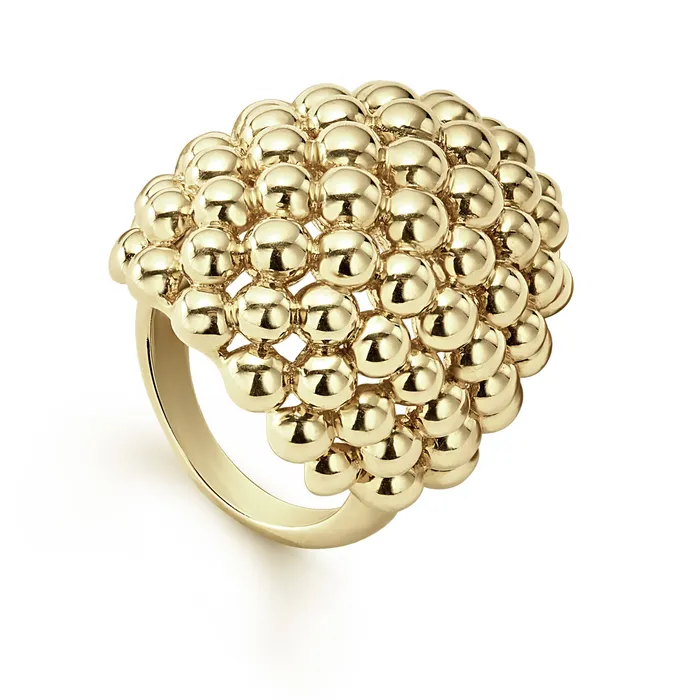 LAGOS Pre-Styled Sets Caviar Gold 18K Gold Oval Statement Ring