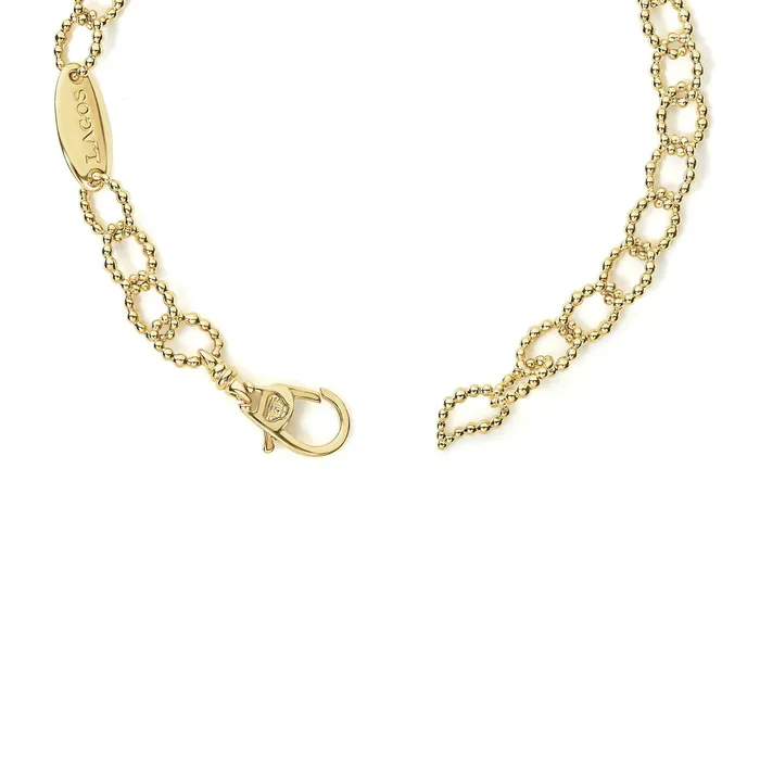 LAGOS Pre-Styled Sets | Caviar Gold 18K Gold Small Link Bracelet