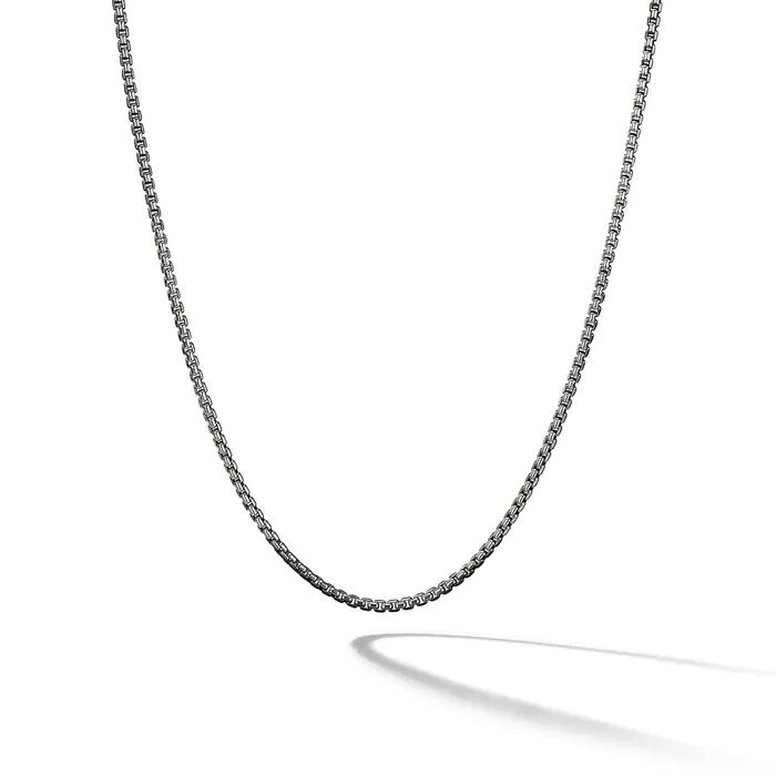 Necklaces Box Chain Necklace in Sterling Silver 1.7mm - David Yurman