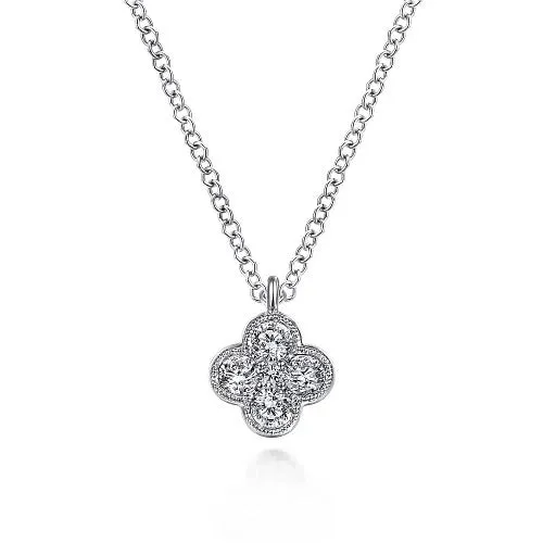 Necklaces GABRIEL CO. 14K White Gold Fashion Necklace