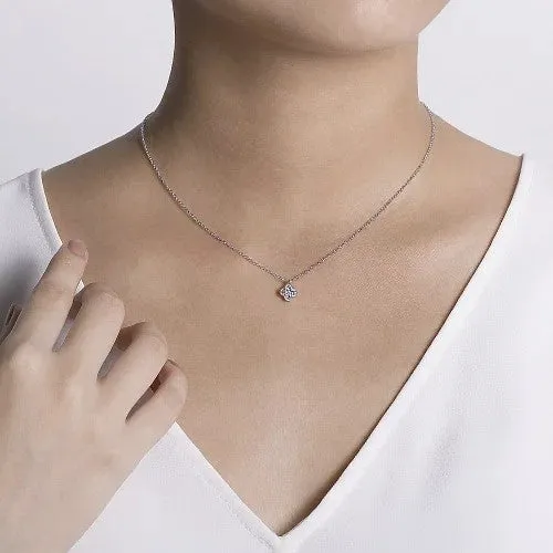 Necklaces | GABRIEL & CO. 14K White Gold Fashion Necklace