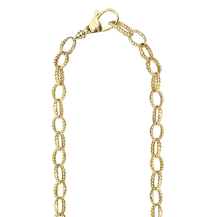 Necklaces | LAGOS Caviar Gold 18K Gold Fluted Link Necklace