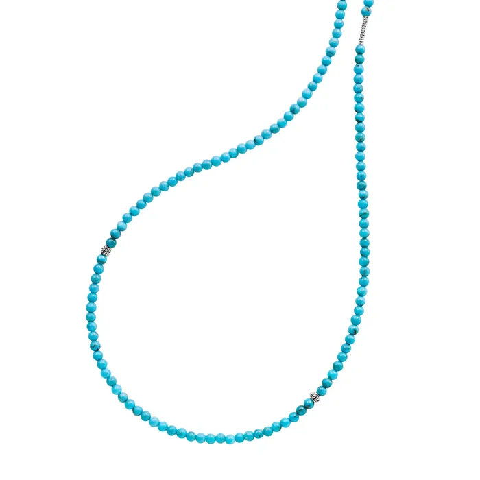 Necklaces LAGOS Caviar Icon Turquoise Necklace