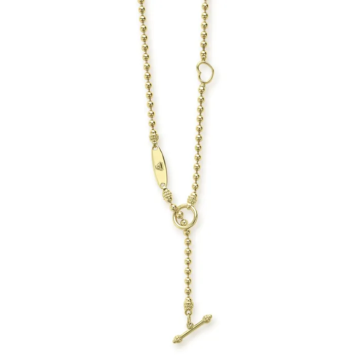 Necklaces | LAGOS Signature Caviar 18K Gold Beaded Toggle Necklace