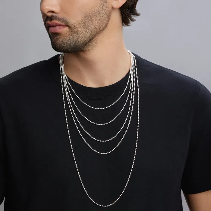 Necklaces | LAGOS Signature Caviar Beaded Chain Necklace