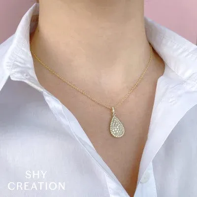 Necklaces | SHY CREATIONS 1.09CT DIAMOND PEAR NECKLACE