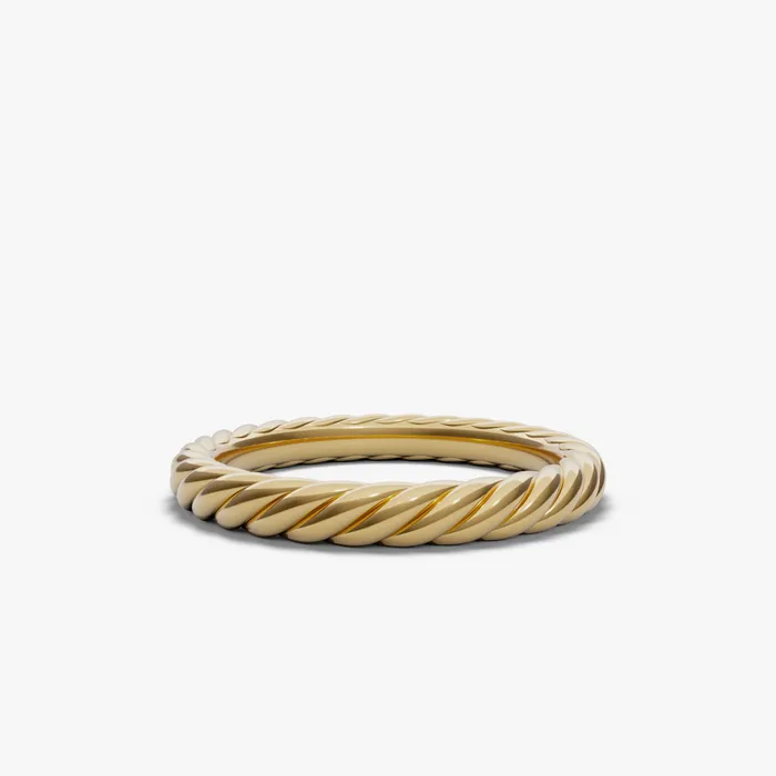 Rings David Yurman 2.8MM MODERN CABLE BAND RING SIL 18K