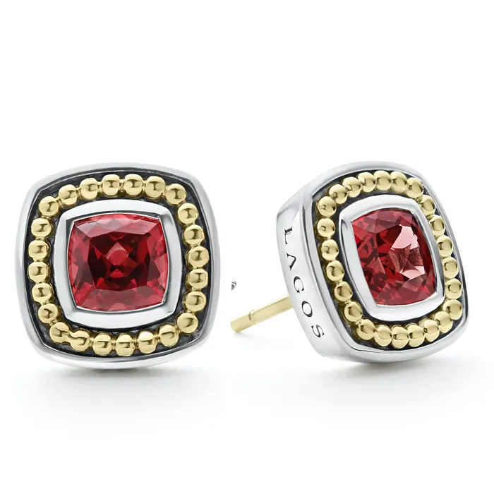 Rittenhouse Rhodolite Garnet Stud Earrings LAGOS Earrings