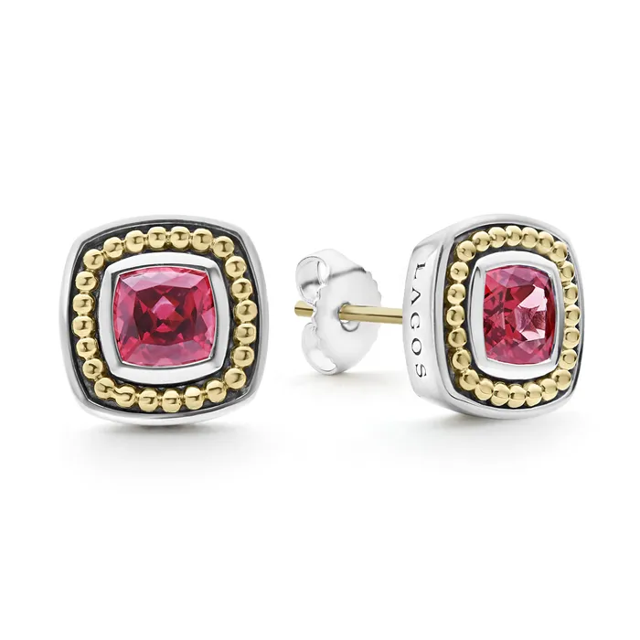 Rittenhouse Rhodolite Garnet Stud Earrings | LAGOS Earrings