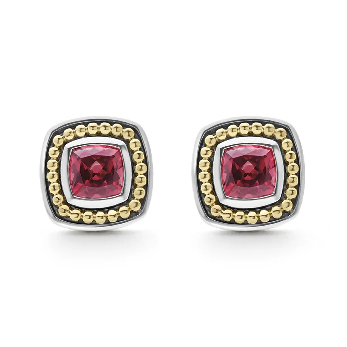 Rittenhouse Rhodolite Garnet Stud Earrings | LAGOS Earrings