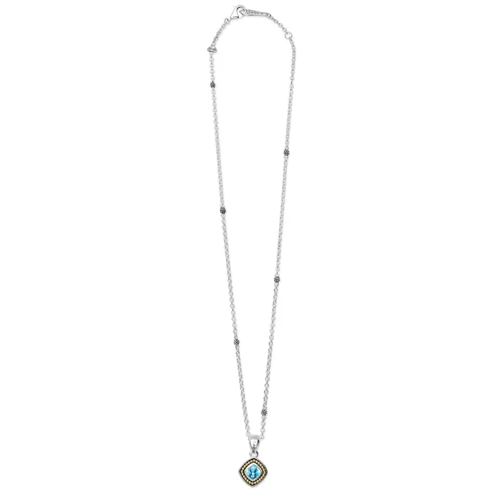 Rittenhouse Swiss Blue Topaz Pendant Necklace | LAGOS Necklaces