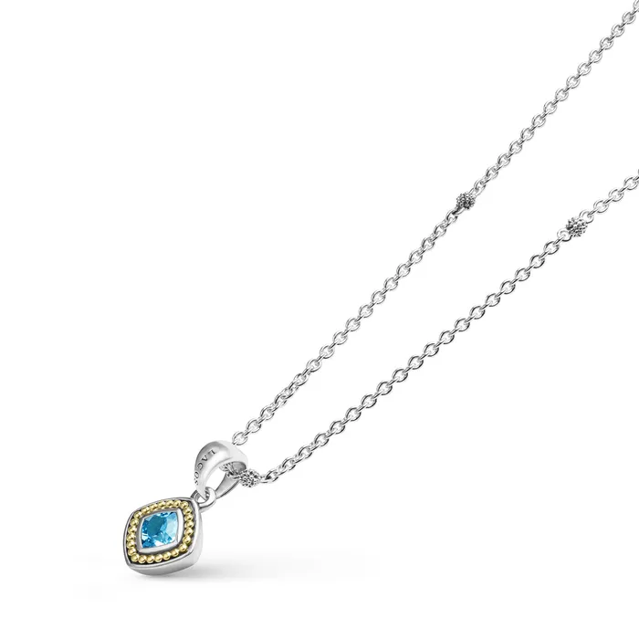 Rittenhouse Swiss Blue Topaz Pendant Necklace | LAGOS Necklaces