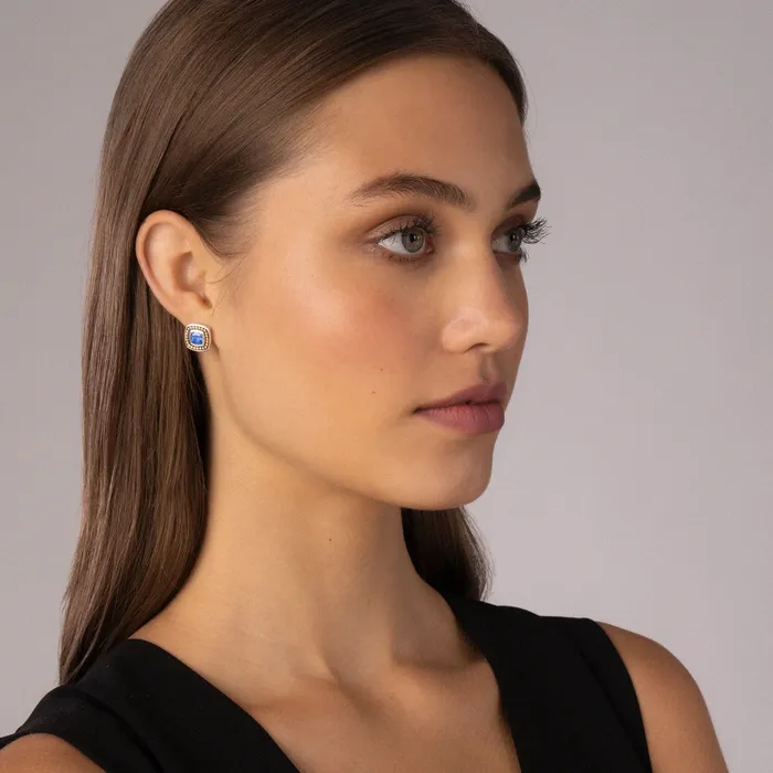 Rittenhouse Swiss Blue Topaz Stud Earrings | LAGOS Earrings